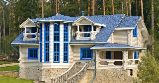 Строительство дома из оцилиндрованного бревна под ключ Воронеж цены от 12202 руб.