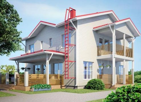 № 1239 Купить Проект дома Ратихера 173 Б. Закажите готовый проект № 1239 в Воронеже, цена 62280 руб.