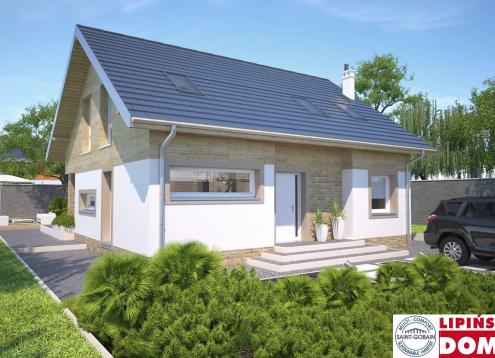 № 1344 Купить Проект дома Мерибель. Закажите готовый проект № 1344 в Воронеже, цена 39434 руб.
