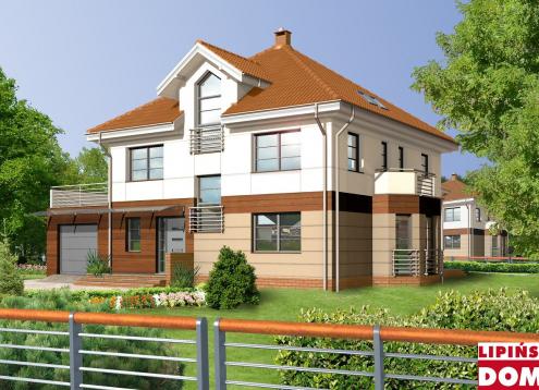 № 1444 Купить Проект дома Севилья. Закажите готовый проект № 1444 в Воронеже, цена 54400 руб.