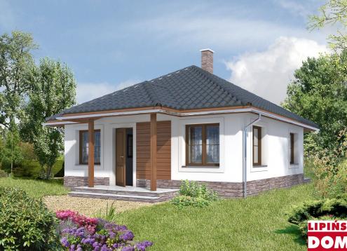 № 1556 Купить Проект дома Роузвиль. Закажите готовый проект № 1556 в Воронеже, цена 18400 руб.