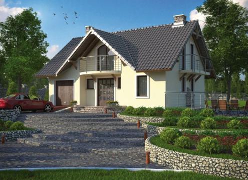 № 1571 Купить Проект дома Садогора. Закажите готовый проект № 1571 в Воронеже, цена 41796 руб.