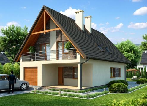 № 1591 Купить Проект дома Потазники. Закажите готовый проект № 1591 в Воронеже, цена 50040 руб.