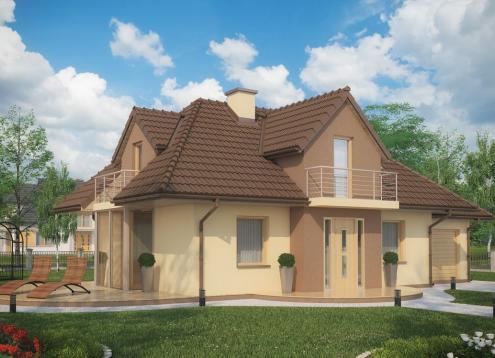 № 1622 Купить Проект дома Синезин. Закажите готовый проект № 1622 в Воронеже, цена 40788 руб.