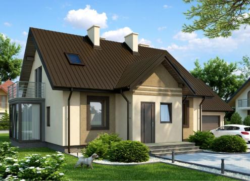 № 1644 Купить Проект дома Крокусы 2. Закажите готовый проект № 1644 в Воронеже, цена 53208 руб.