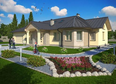 № 1659 Купить Проект дома Билкза. Закажите готовый проект № 1659 в Воронеже, цена 75132 руб.