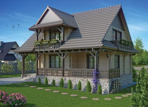 № 1798 Купить Проект дома Элвис. Закажите готовый проект № 1798 в Воронеже, цена 42948 руб.