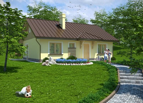 № 1847 Проект дома Поладио. Закажите готовый проект № 1847 в Воронеже, цена 27788 руб.